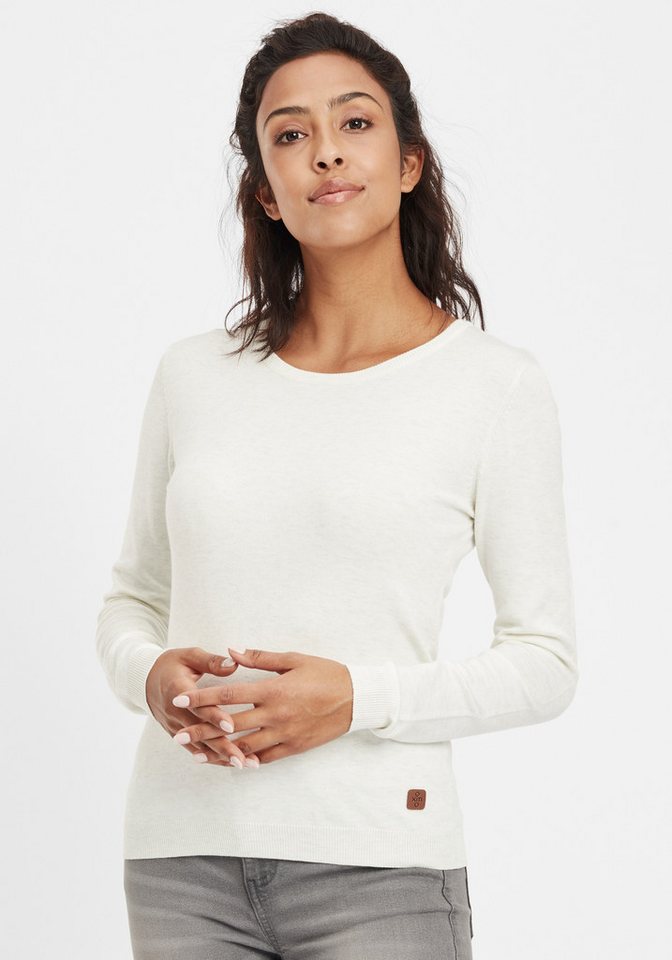 OXMO Strickpullover OXEdda gemütlicher Basic Feinstrickpullover von OXMO