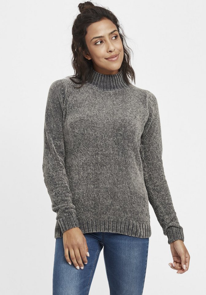 OXMO Strickpullover OXEstella Pullover in Fein-Strick Optik von OXMO