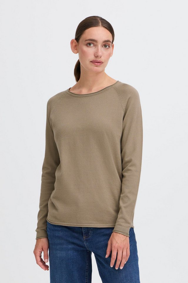 OXMO Strickpullover OXFKEANA Modischer Feinstrickpullover von OXMO