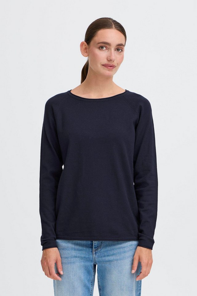 OXMO Strickpullover OXFKEANA Modischer Feinstrickpullover von OXMO