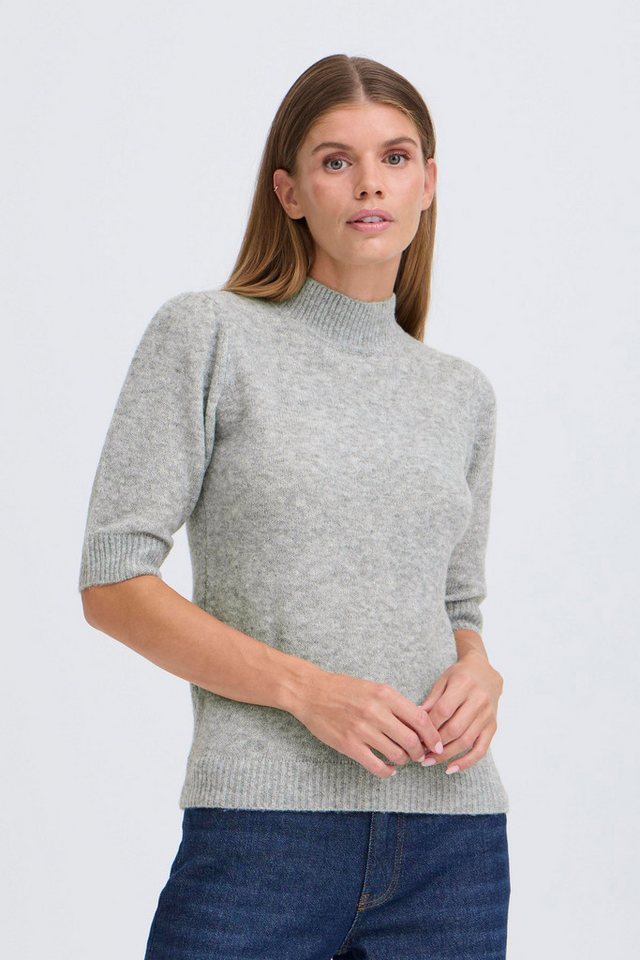OXMO Strickpullover OXISIF Modischer Kurzarm-Pullover von OXMO