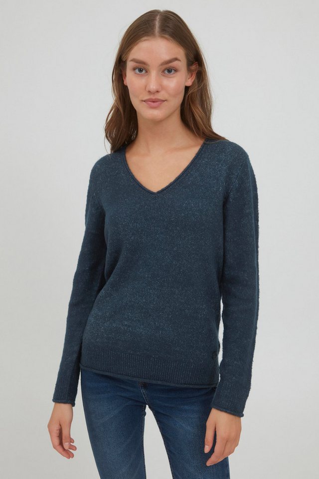OXMO Strickpullover OXIlva Feinstrickpullover mit V-Ausschnitt OXMO Strickpullover OXIlva Feinstrickpullover mit V-Ausschnitt von OXMO