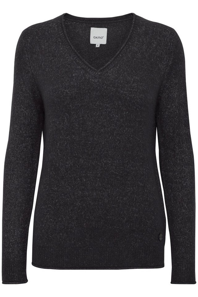 OXMO Strickpullover OXIlva Feinstrickpullover mit V-Ausschnitt von OXMO
