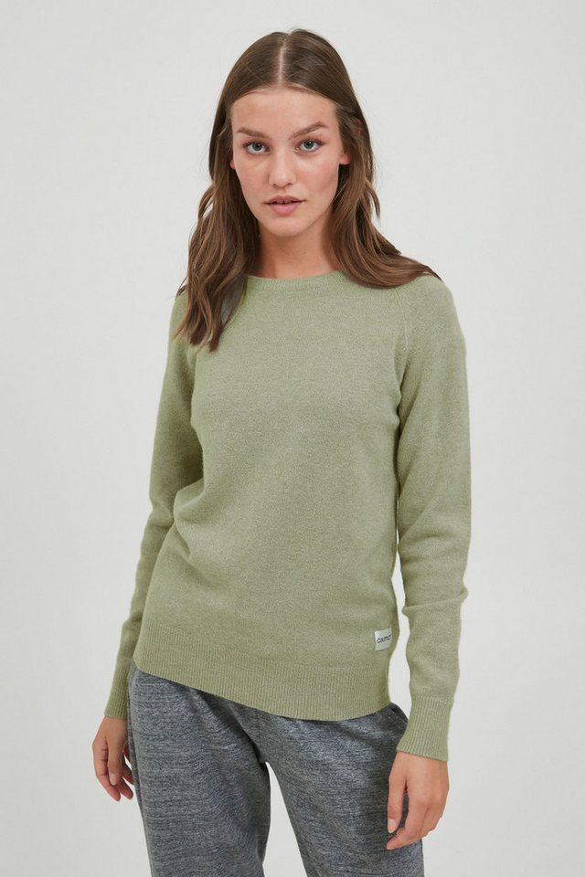 OXMO Strickpullover OXMaria Feinstrickpullover mit Rundhalsausschnitt von OXMO