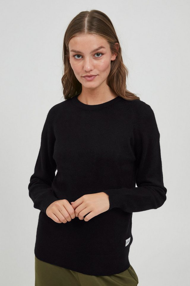 OXMO Strickpullover OXMaria Feinstrickpullover mit Rundhalsausschnitt von OXMO