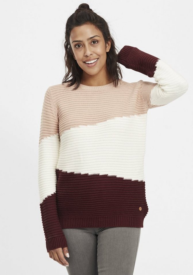 OXMO Strickpullover OXOlma Pullover in Fein-Strick Optik von OXMO