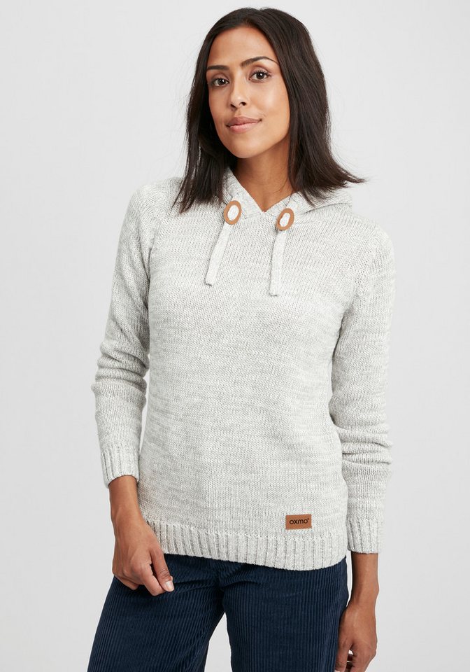 OXMO Strickpullover OXPhilla Strickpulli mit Kapuze von OXMO