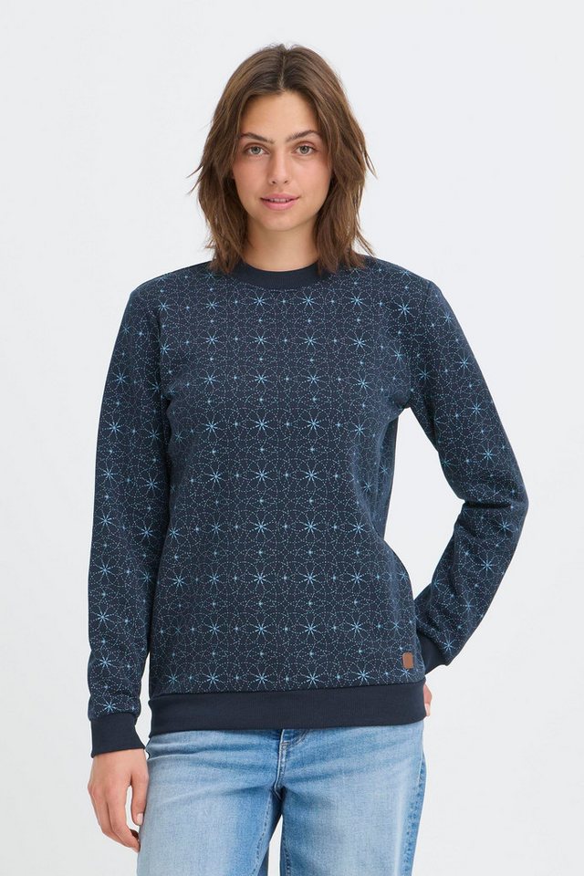 OXMO Sweater OXKAREN ONECK Modischer Sweater mit Rippbündchen von OXMO