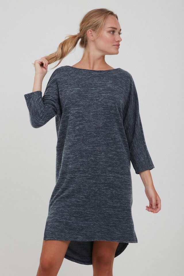 OXMO Sweatkleid OXBinala Damen Sweat Kleid mit Fledermausärmeln von OXMO