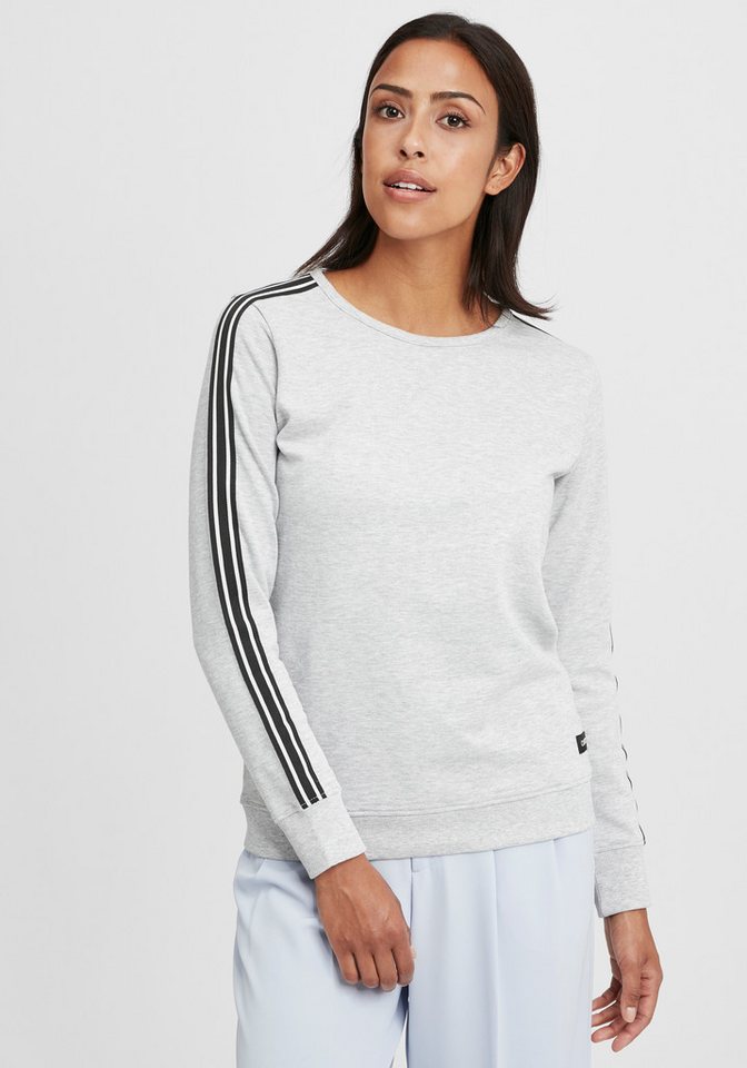 OXMO Sweatshirt OXGabita Sportlicher Sweatpullover mit Galonstreifen OXMO Sweatshirt OXGabita Sportlicher Sweatpullover mit Galonstreifen von OXMO