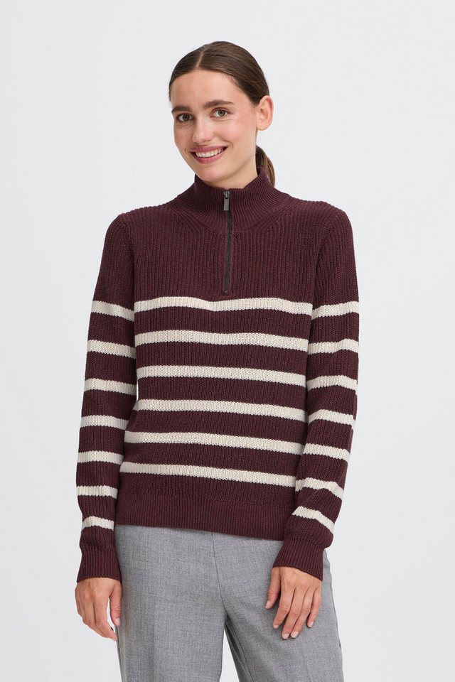 OXMO Troyer OXFSANVA Modischer Stricktroyer mit Reißverschluss von OXMO