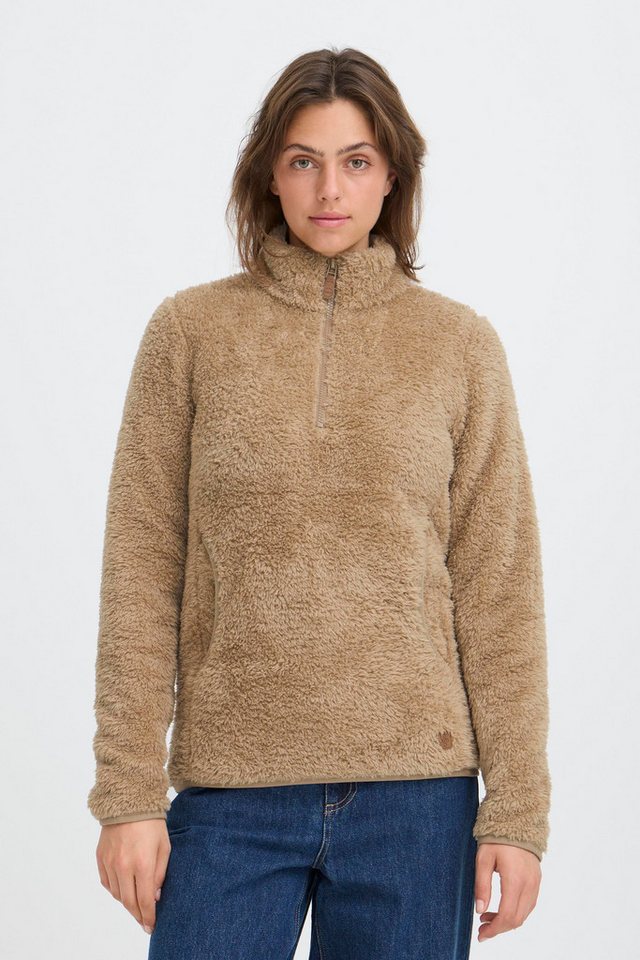 OXMO Troyer OXTELSONIA Kuscheliger Teddy-Pullover von OXMO