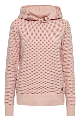 OXMO Vera Damen Kapuzenpullover Hoodie Pullover mit Kapuze, Größe:L, Farbe:Mahogany Rose (151511) von OXMO