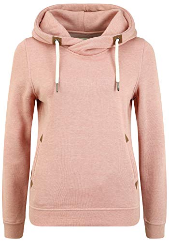 OXMO Vicky Damen Kapuzenpullover Hoodie Pullover mit Kapuze, Größe:S, Farbe:POWD RO M (7951781) von OXMO