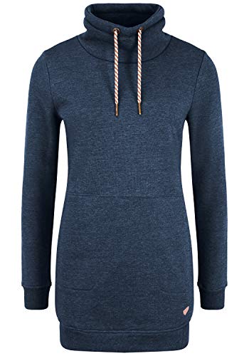 OXMO Vilma Damen Sweatshirt Pullover Sweater, Größe:S, Farbe:INS Blue M (798991) von OXMO