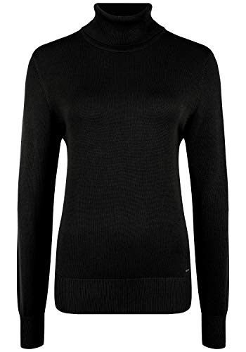 OXMO Wina Damen Rollkragenpullover Pullover, Größe:S, Farbe:Black (194007) von OXMO