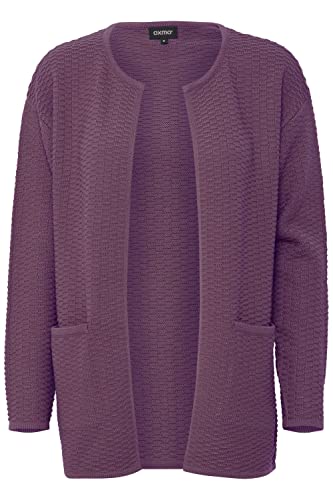 OXMO by - OXMiline - Cardigan - 21800085-ME, Größe:S, Farbe:Grape Jam (183415) von OXMO