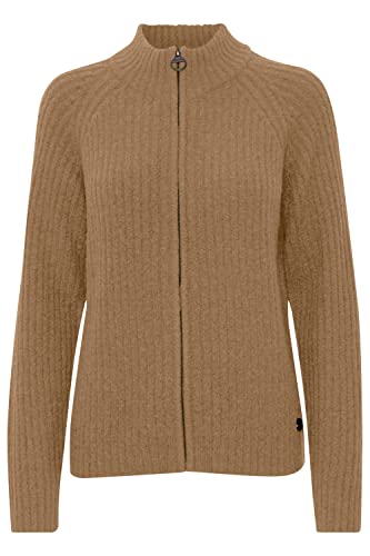 OXMO by OXSal Damen Strickjacke Feinstrick Cardigan Strickcardigan Troyer Kragen von OXMO