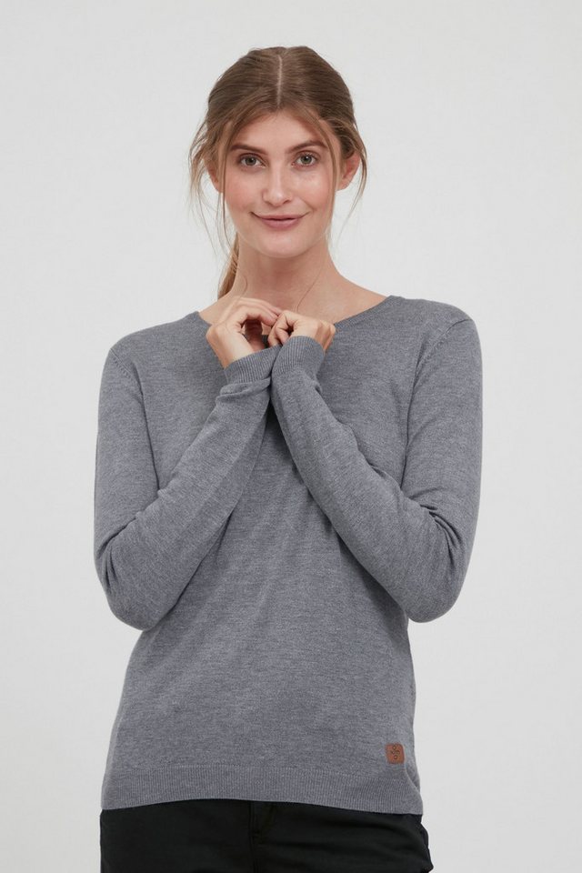 OXMO Strickpullover OXEdda gemütlicher Basic Feinstrickpullover von OXMO