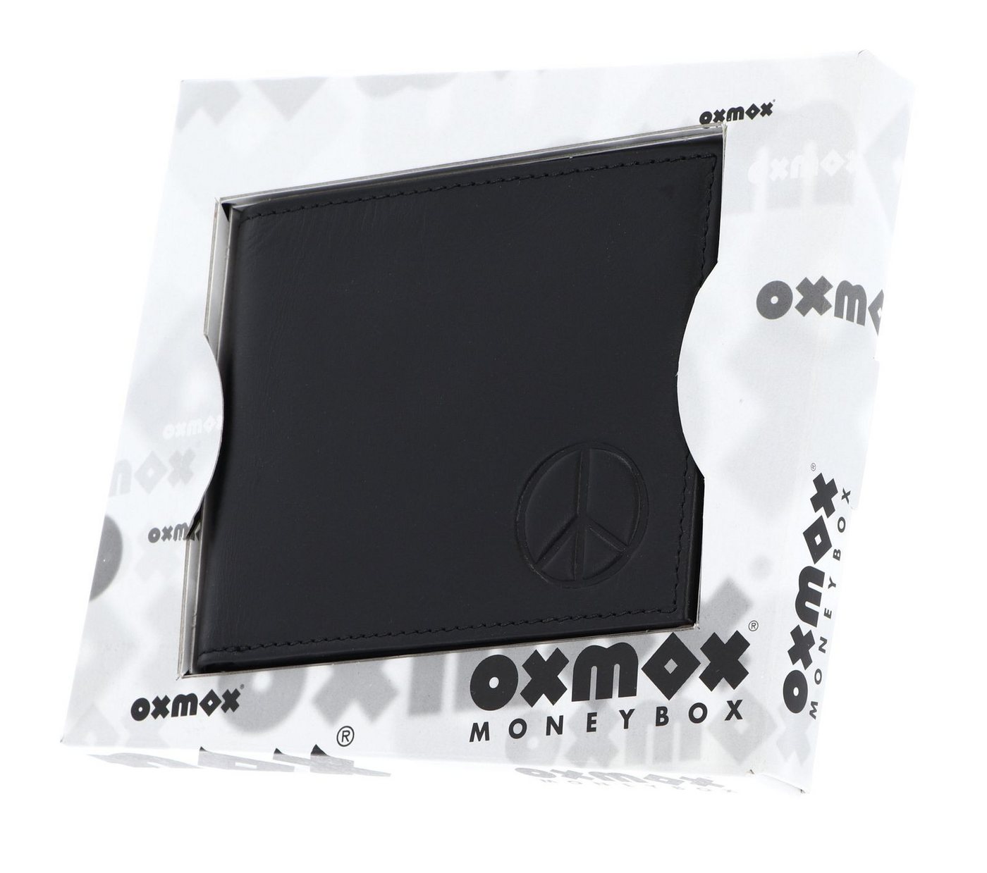 OXMOX Geldbörse Leather RFID Protect, mit RFID-Blocker Schutz von OXMOX