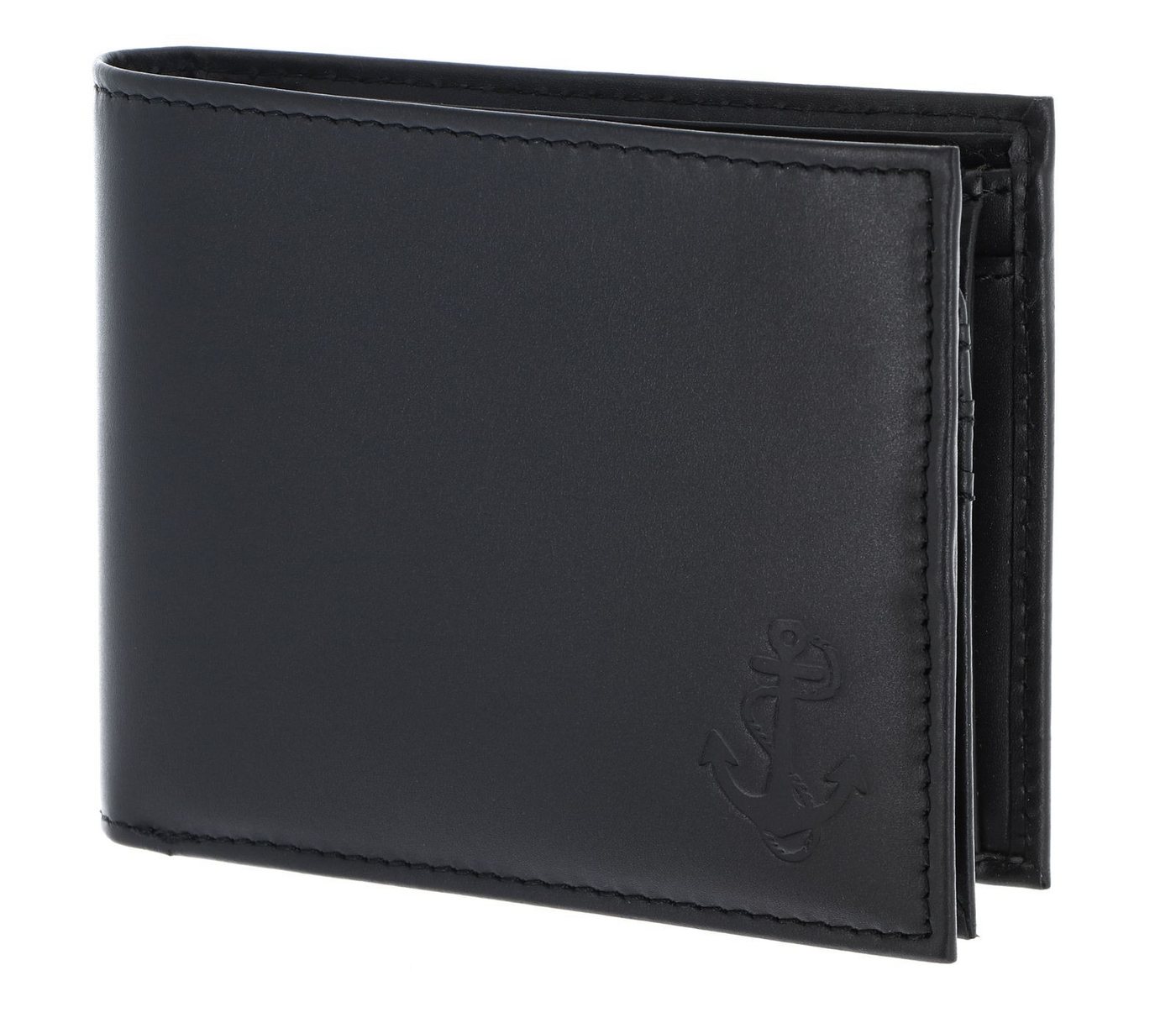 OXMOX Geldbörse Querscheinbörse, aus echtem Rindsleder mit RFID-Blocker Schutz von OXMOX