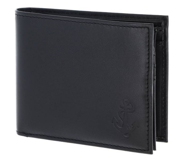 OXMOX Geldbörse Querscheinbörse, aus echtem Rindsleder mit RFID-Blocker Schutz von OXMOX