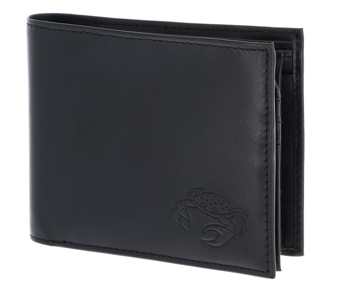 OXMOX Geldbörse Querscheinbörse, aus echtem Rindsleder mit RFID-Blocker Schutz von OXMOX