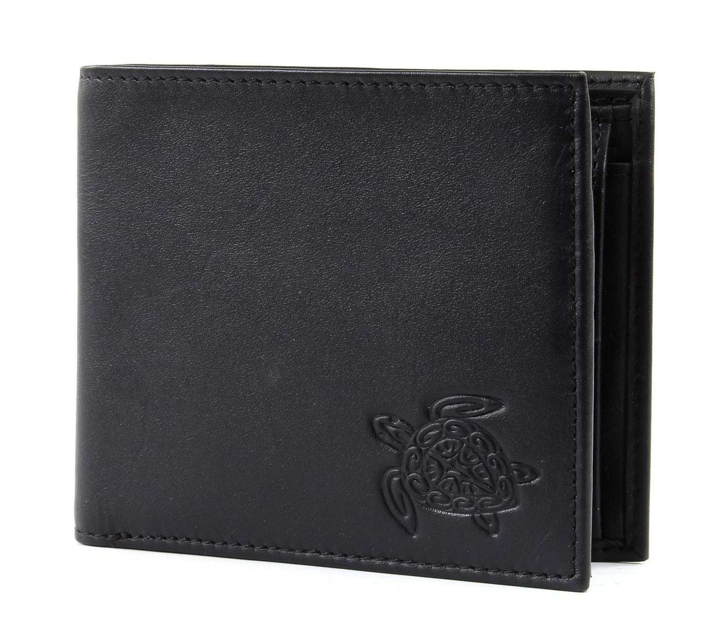 OXMOX Geldbörse Querscheinbörse, aus echtem Rindsleder von OXMOX