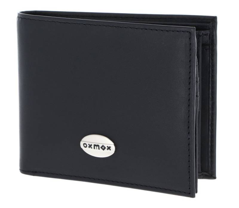 OXMOX Geldbörse Querscheinbörse, aus echtem Rindsleder von OXMOX