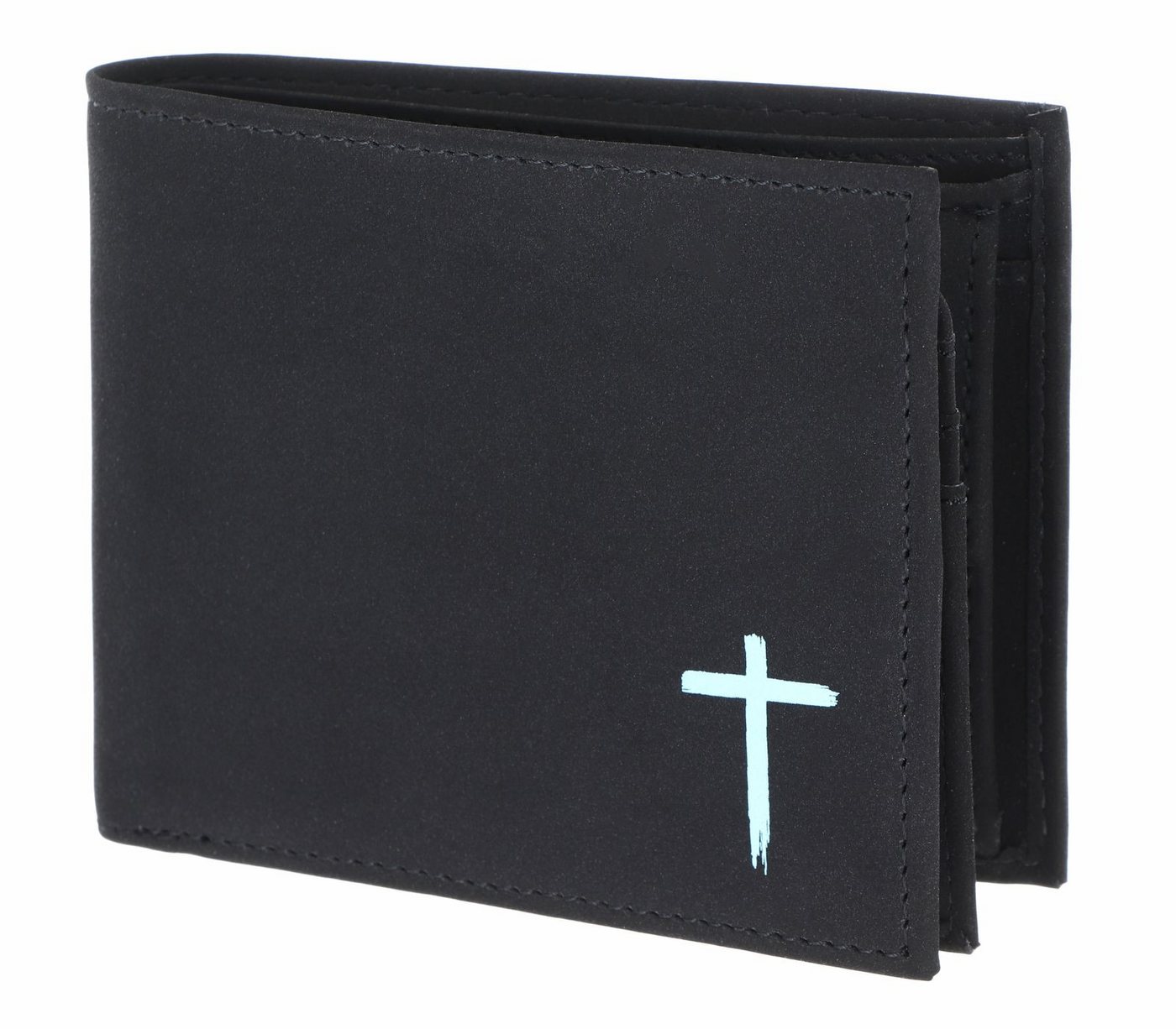 OXMOX Geldbörse Querscheinbörse, mit RFID-Blocker Schutz von OXMOX