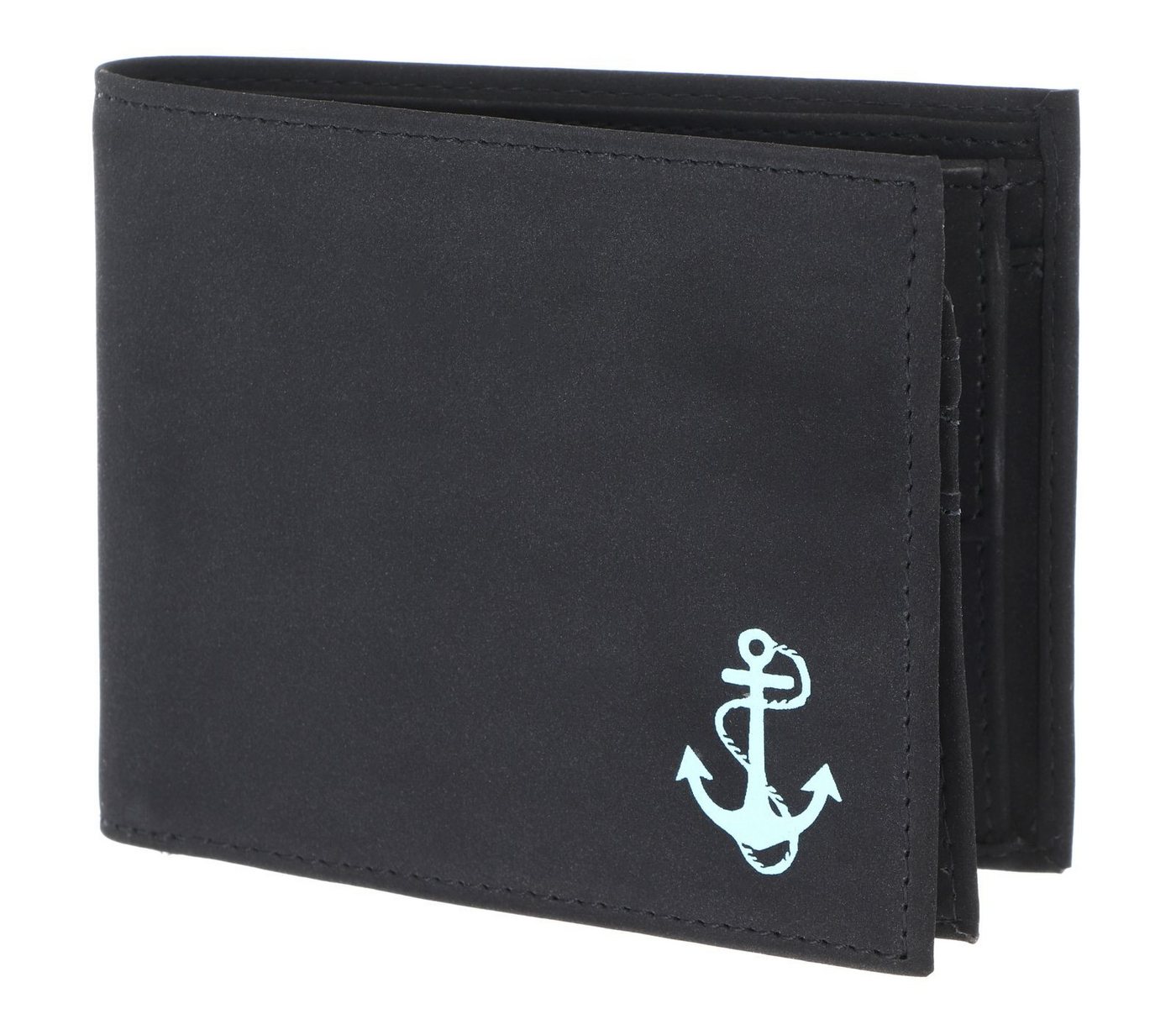 OXMOX Geldbörse Querscheinbörse, mit RFID-Blocker Schutz von OXMOX