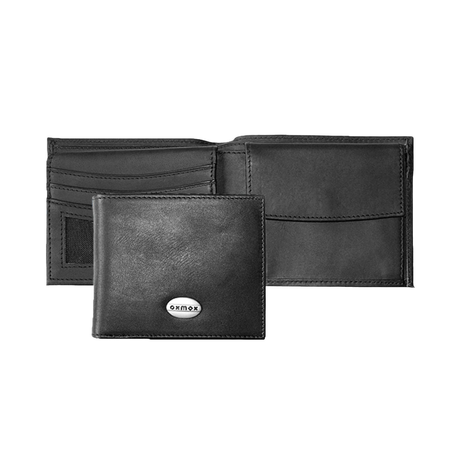 OXMOX - OXMOX RFID QUERSCHEINBÖRSE BLACK Schwarz von OXMOX
