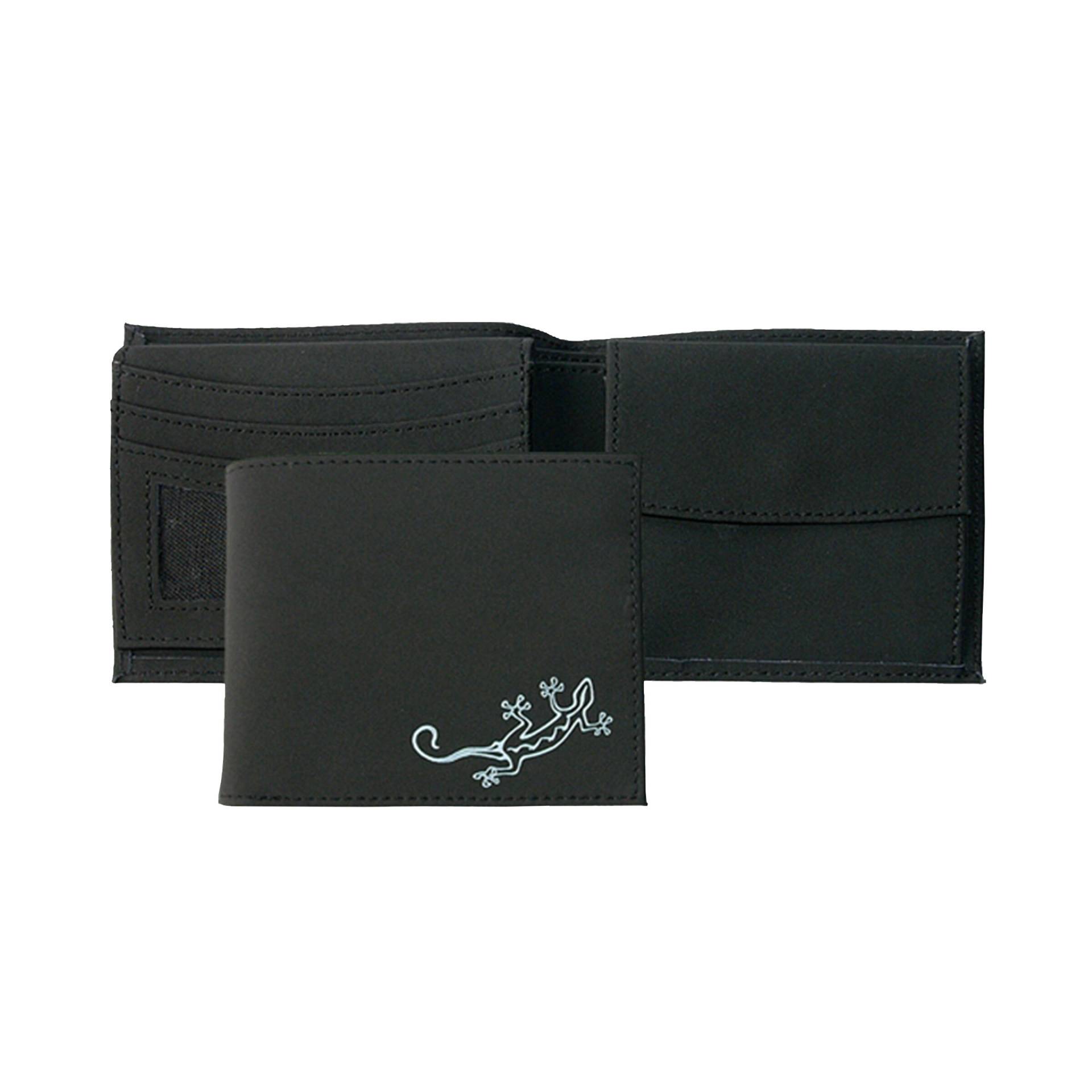 OXMOX - OXMOX RFID QUERSCHEINBÖRSE LIZARD Schwarz von OXMOX