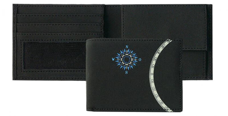 OXMOX - Oxmox New Cryptan Pocketbörse RFID echt Leder schwarz Schwarz von OXMOX