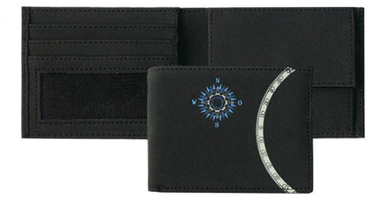 OXMOX - Oxmox New Cryptan Pocketbörse RFID echt Leder schwarz Schwarz von OXMOX