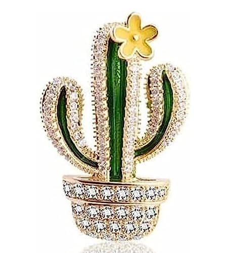 Broschen Brosche Kaktus Brosche Anstecknadeln Kragenclips Schmuck Reißzwecken Anstecknadel for Frauen Kleidung Hüte Dekoration Geschenke Anstecknadel for Frauen Anstecknadeln von OXOAMP