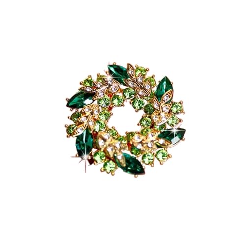 Broschen Brosche Pulloverbrosche - Manteldekoration Corsage Accessoires Mode Wilde Brosche Pullover Accessoires Anstecknadel for Damen Anstecknadeln(Green) von OXOAMP