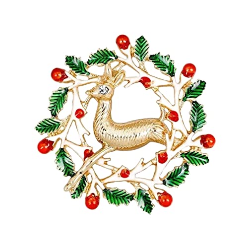 Broschen Brosche Weihnachts-Hirsch-Brosche Kreative süße Retro-Weihnachtsbrosche Anstecknadel Lady Kleidung Dekorationen Anstecknadel for Frauen Anstecknadeln Broschen Brosche Weihnachts-Hirsch-Brosche Kreative süße Retro-Weihnachtsbrosche Anstecknadel Lady Kleidung Dekorationen Anstecknadel for Frauen Anstecknadeln von OXOAMP