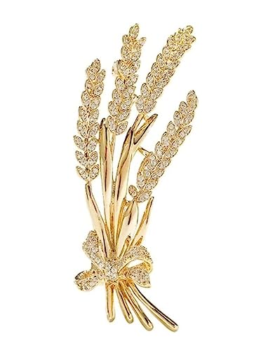 Broschen Brosche for Frauen Center Broschen Brosche und Pins Haarbroschen Mode Mädchen Accessoires Pin for Frauen Anstecknadeln(Gold) von OXOAMP