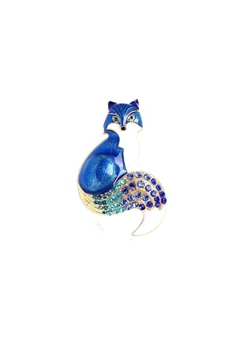 Broschen Frauen Emaille Tier Pin Brosche Verfügbar Design Schmuck Party Kausalen Brosche Pins Anstecknadeln(Blue) von OXOAMP