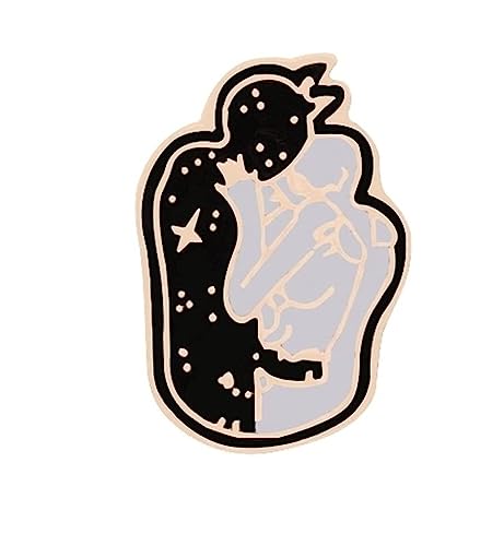 Broschen Punk Cool Emaille Pins Zauberhut Adler Film Ticket Rock Hand Kran Skelett Broschen Anstecknadeln von OXOAMP