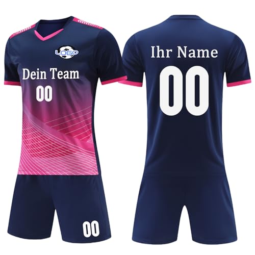 OXOQAQ Personalisiertes Fussball Kostüm Kinder Erwachsene Trikot mit Eigenem mit Name Nummer Team Logo OXOQAQ Personalisiertes Fussball Kostüm Kinder Erwachsene Trikot mit Eigenem mit Name Nummer Team Logo von OXOQAQ