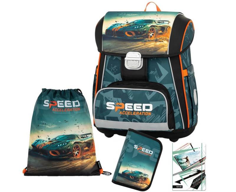 OXYBAG Schulranzen 1.Klasse Jungen in unterschiedlichen Sets (4-tlg) von OXYBAG