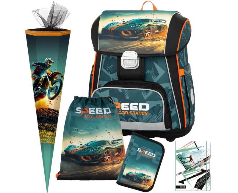 OXYBAG Schulranzen 1.Klasse Jungen in unterschiedlichen Sets (5-tlg) von OXYBAG