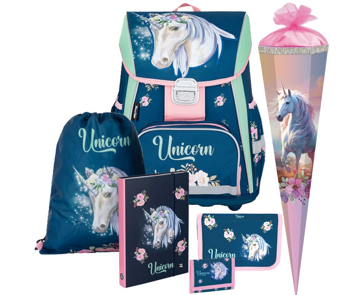 OXYBAG Schulranzen 1.Klasse Mädchen in unterschiedlichen Sets (6-tlg) von OXYBAG