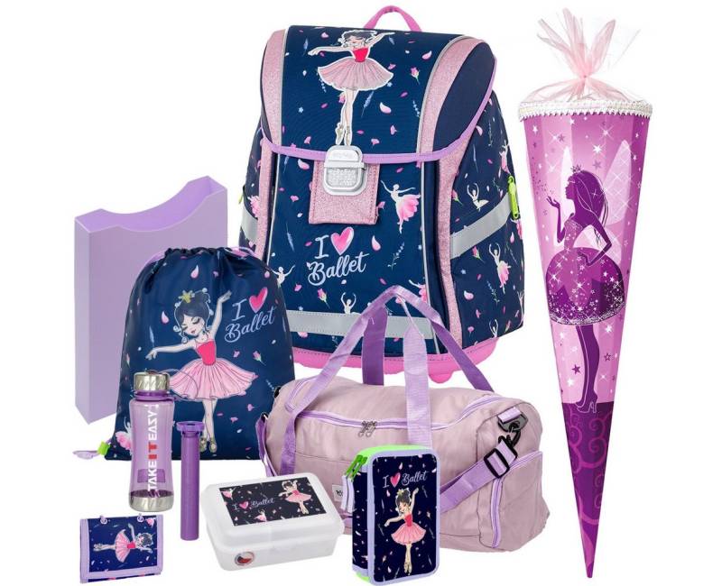 OXYBAG Schulranzen 1.Klasse Mädchen in unterschiedlichen Sets (9-tlg) von OXYBAG