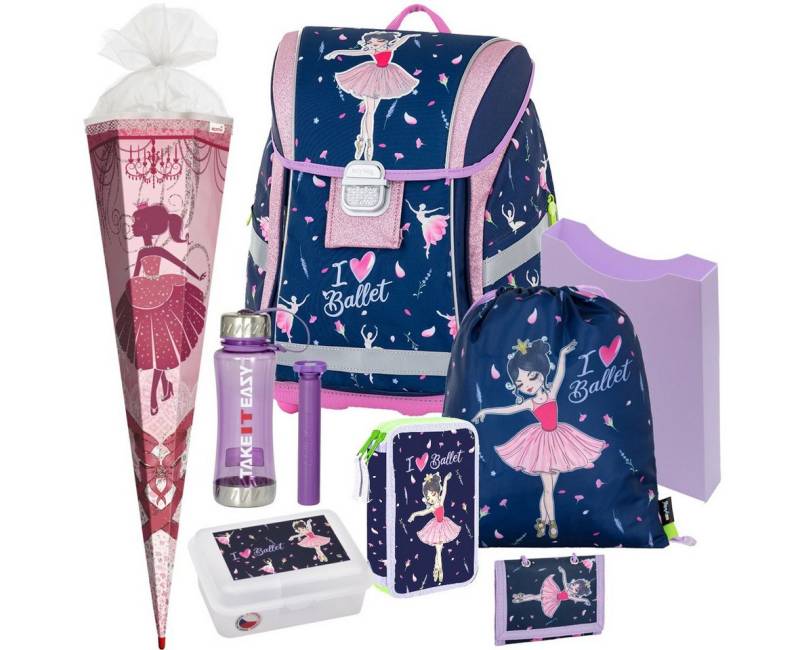 OXYBAG Schulranzen 1.Klasse Mädchen in unterschiedlichen Sets (9-tlg) von OXYBAG