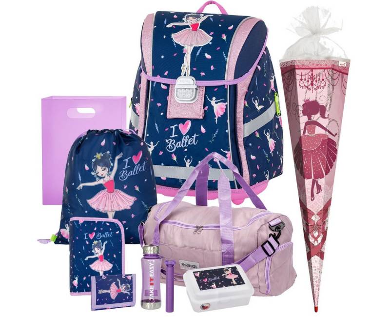 OXYBAG Schulranzen 1.Klasse Mädchen in unterschiedlichen Sets (9-tlg) von OXYBAG