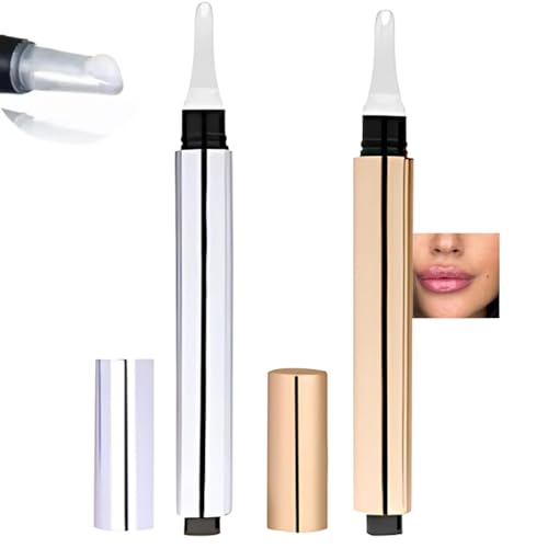 Glow Tulip Lip Plumper, transparenter, feuchtigkeitsspendender Lipgloss, Silikon-Lippenstift, natürlicher Lippenvergrößerer, langanhaltend, feuchtigkeitsspendendes Lippenöl für Frauen (ALL) von OYCXXCX
