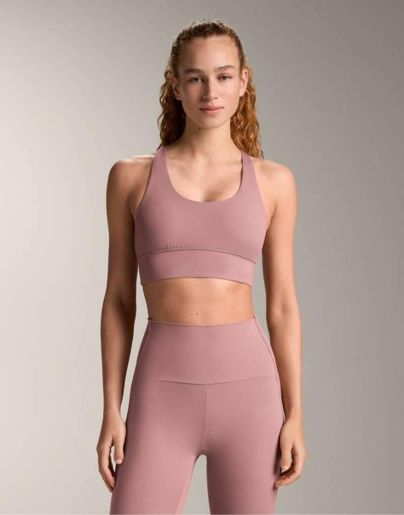 OYSHO - Comfortlux - Sport-BH in Rosa mit Körbchen und mittlerer Stützfunktion von OYSHO